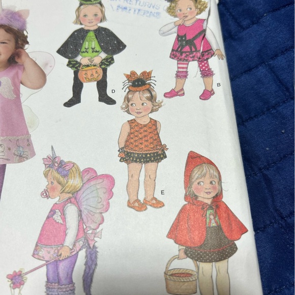 Simplicity 1774 - Unicorn, Witch, Red Riding Hood Cat costume patten 1/2 1 2 3 4 - Picture 3 of 6